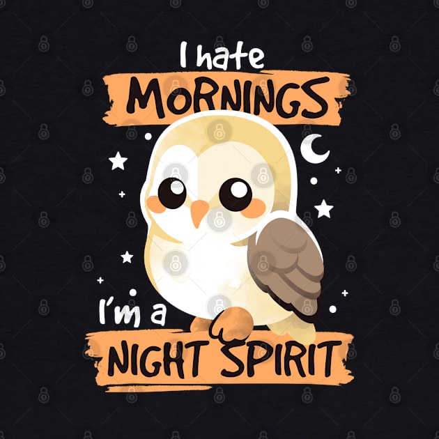 Barn owl night spirit by NemiMakeit